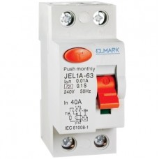 Ρελέ Διαρροής 2P 10A 30mA RCD-JEL1A Type-A AC/DC 40510